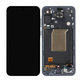 Samsung Galaxy A55 A556B - LCD Display + Touchscreen Front Glas + Rahmen (Awesome Navy) TFT