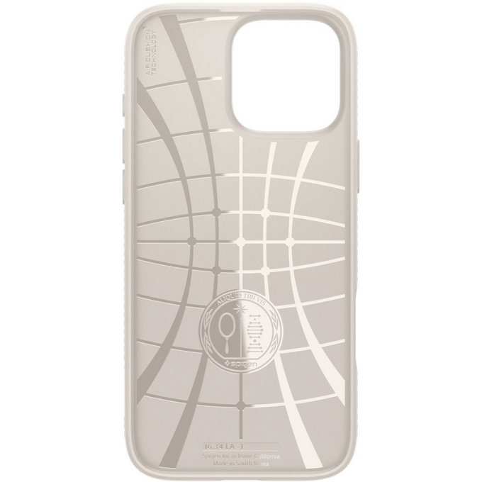 Spigen - Hülle Liquid Air für iPhone 16 Pro Max, natural titanium