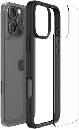 Spigen - Hülle Ultra Hybrid für iPhone 16 Pro Max, matte black