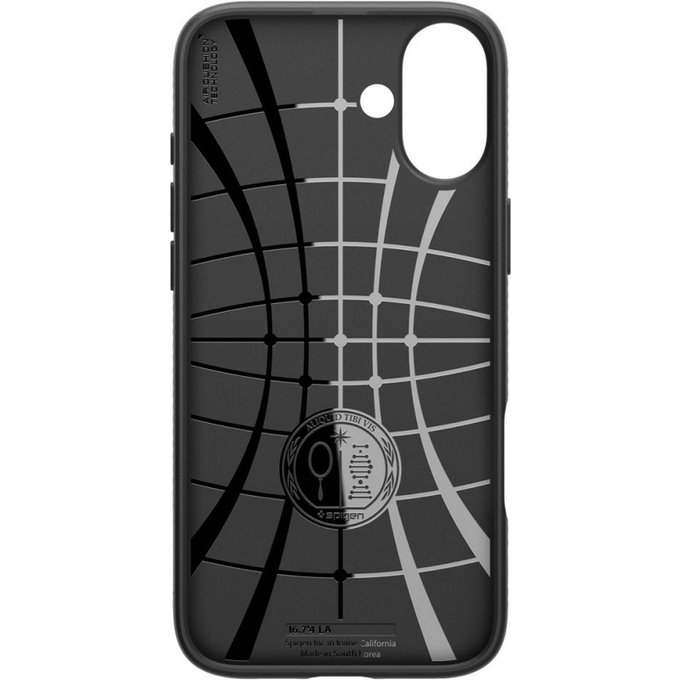 Spigen - Hülle Liquid Air für iPhone 16 Plus, matte black