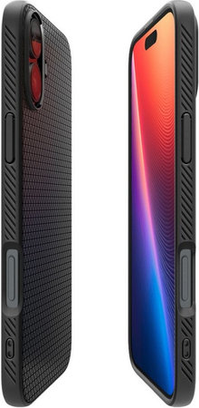 Spigen - Hülle Liquid Air für iPhone 16 Plus, matte black