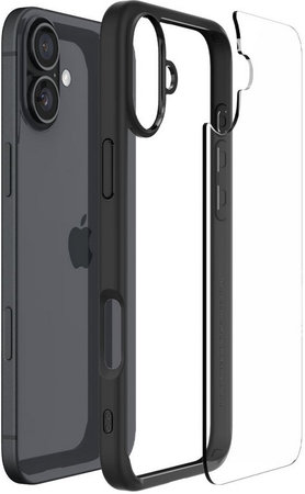 Spigen - Hülle Ultra Hybrid für iPhone 16 Plus, matte black