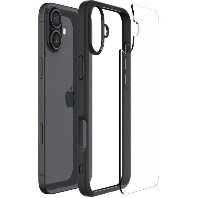 Spigen - Hülle Ultra Hybrid für iPhone 16 Plus, matte black