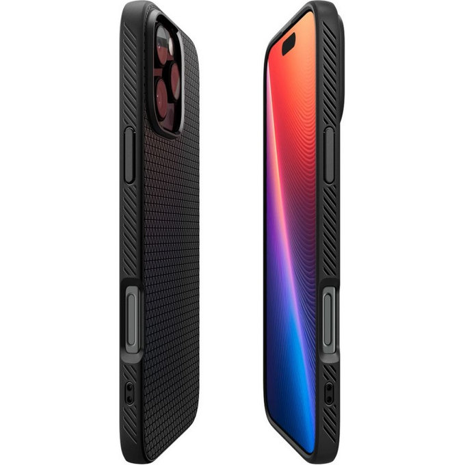 Spigen - Hülle Liquid Air für iPhone 16 Pro, matte black