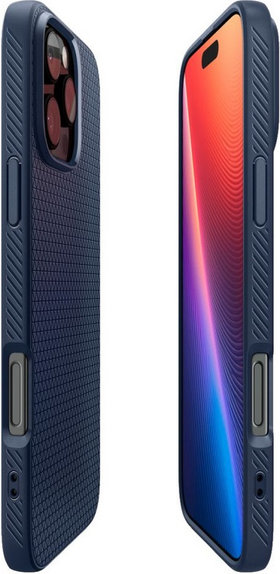 Spigen - Hülle Liquid Air für iPhone 16 Pro, navy blue