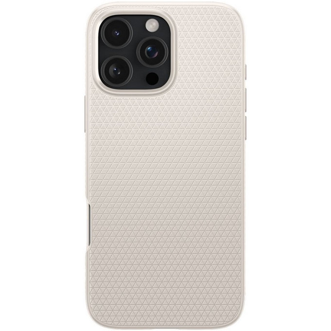 Spigen - Hülle Liquid Air für iPhone 16 Pro, natural titanium