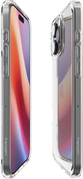 Spigen - Hülle Ultra Hybrid für iPhone 16 Pro, crystal clear