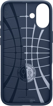 Spigen - Hülle Liquid Air für iPhone 16, navy blue