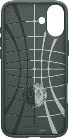 Spigen - Hülle Liquid Air für iPhone 16, abyss green