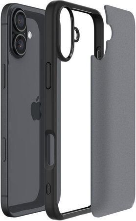 Spigen - Hülle Ultra Hybrid für iPhone 16, frost black