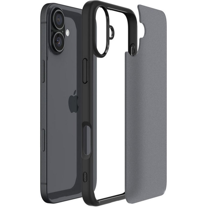 Spigen - Hülle Ultra Hybrid für iPhone 16, frost black