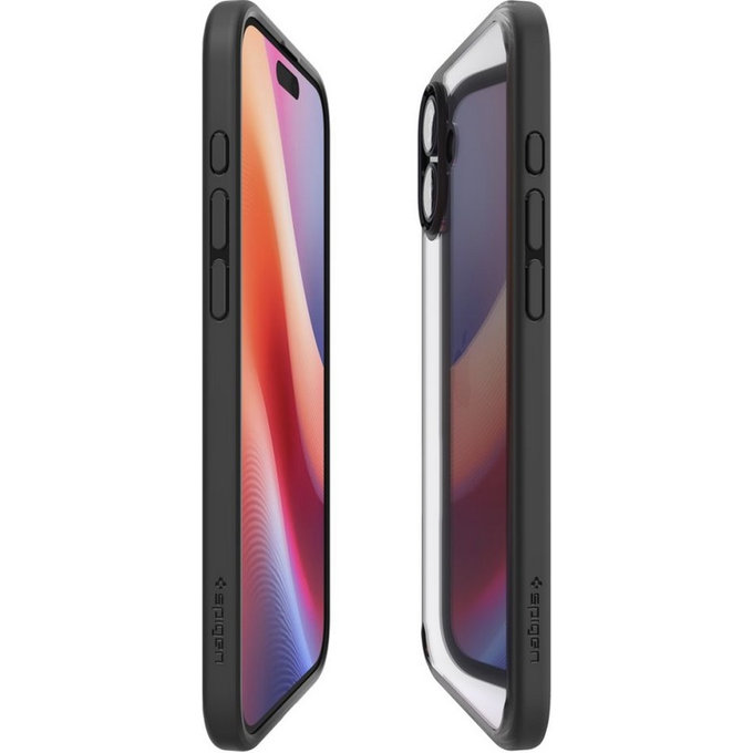 Spigen - Hülle Ultra Hybrid für iPhone 16, matte black
