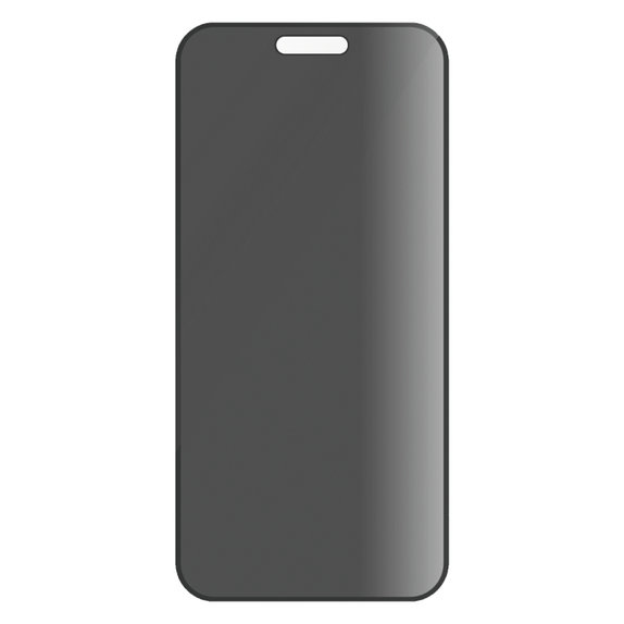PanzerGlass - Gehärtetes Glas UWF Privacy mit Applikator Für iPhone 16, schwarz