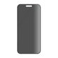 UWF Privacy Panzerglas mit Applikator für iPhone 16/15, Schwarz, PanzerGlass