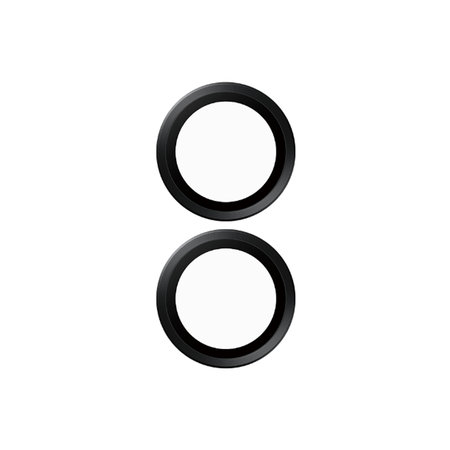 PanzerGlass - Schutzabdeckung für das Kameraobjektiv Hoops Ceramic Für iPhone 16 und 16 Plus, schwarz