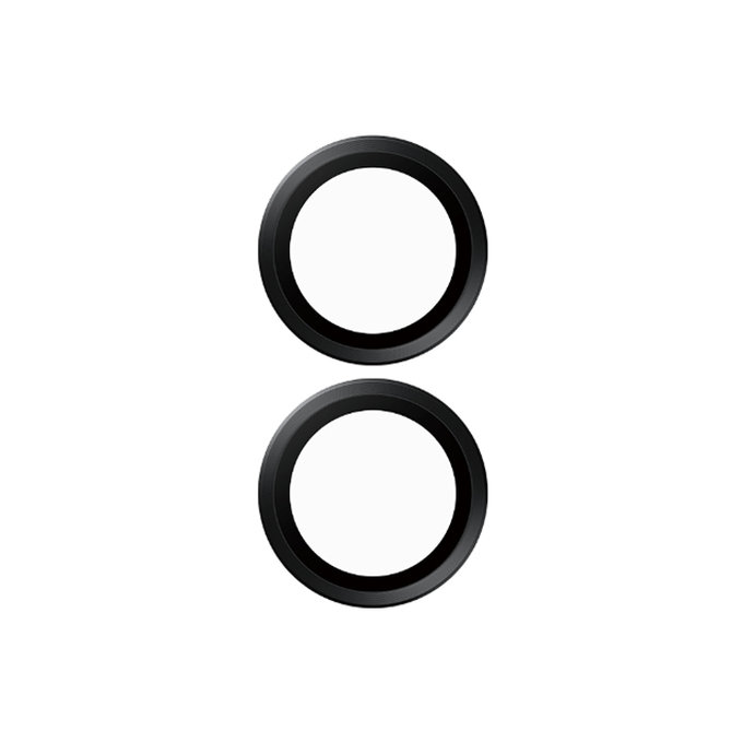 PanzerGlass - Schutzabdeckung für das Kameraobjektiv Hoops Ceramic Für iPhone 16 und 16 Plus, schwarz