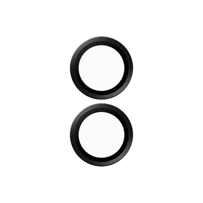 PanzerGlass - Schutzabdeckung für das Kameraobjektiv Hoops Für iPhone 16 und 16 Plus, schwarz