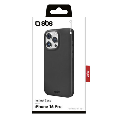 SBS - Hülle Instinct Für iPhone 16 Pro, schwarz