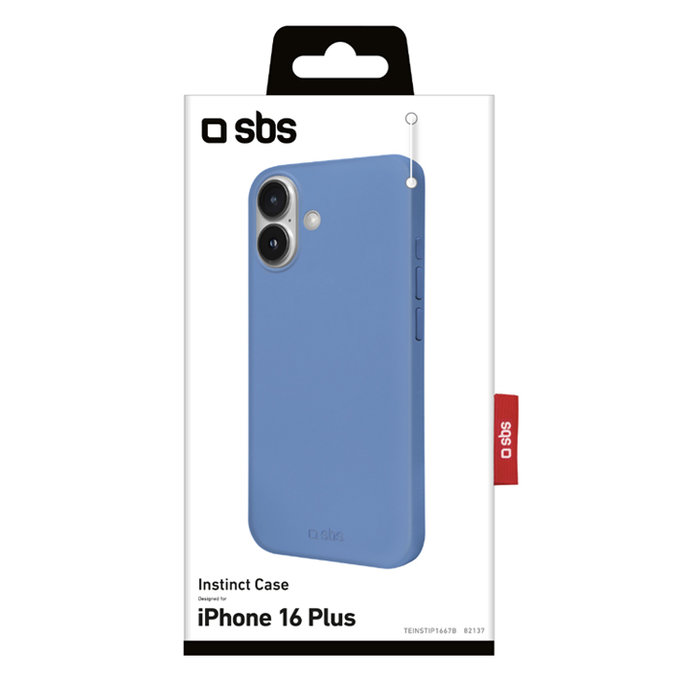 SBS - Hülle Instinct Für iPhone 16 Plus, blau