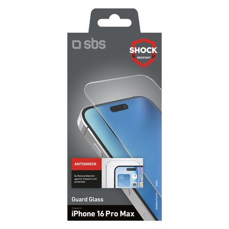SBS - Gehärtetes Glas Guard Glass Für iPhone 16 Pro Max, transparent