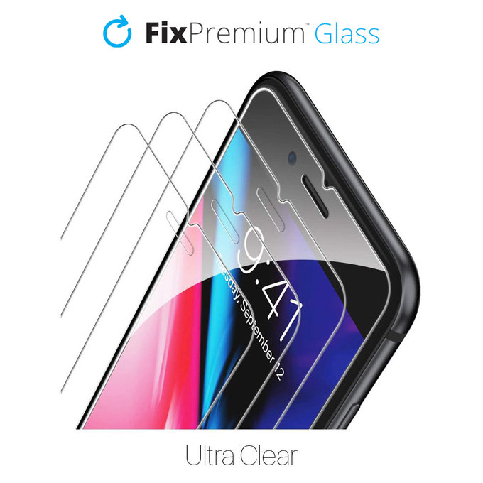FixPremium Glass - Gehärtetes Glas für iPhone 16 Plus