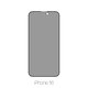 FixPremium Privacy Anti-Spy Glass - Gehärtetes Glas für iPhone 16