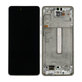 Samsung Galaxy A73 A736 - LCD Display + Touchscreen Front Glas + Rahmen (White) TFT
