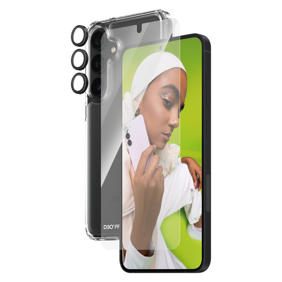 Bundle Hoops + Panzerglas UWF + Hard Case D3O für Samsung Galaxy S24+, PanzerGlass