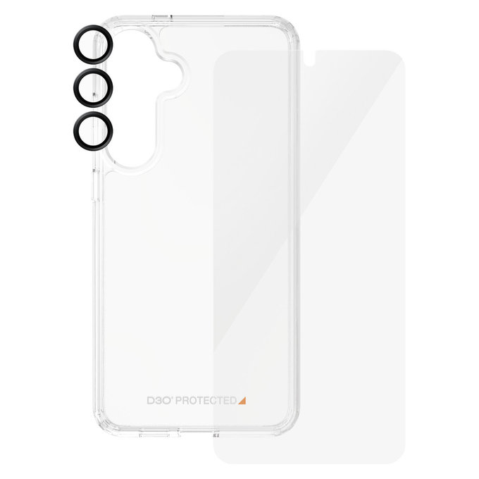 Bundle Hoops + Panzerglas UWF + Hard Case D3O für Samsung Galaxy S24+, PanzerGlass