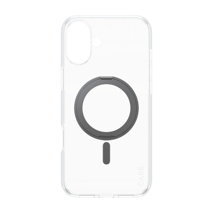 Kickstand Hülle mit MagSafe für iPhone 16 Plus, Schwarz, CARE