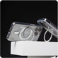 Kickstand Hülle mit MagSafe für iPhone 16 Pro, Silber, CARE