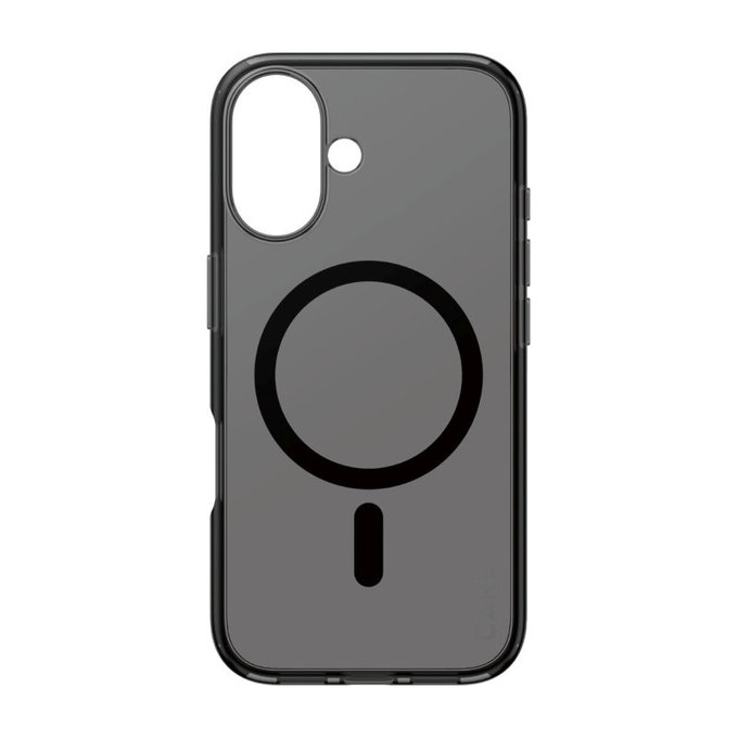 Smokey Hülle mit MagSafe für iPhone 16, Schwarz, CARE