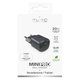 PURO - Ladeadapter MiniPro USB-C, GaN, 20W, black oyster