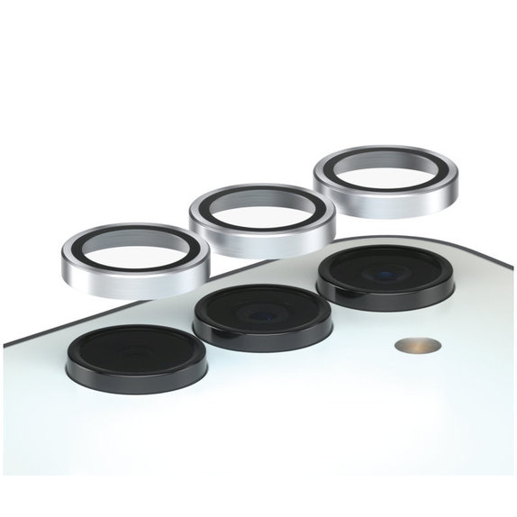 Kameralinsenschutz Hoops für Samsung A15/A15 5G, Hellblau, PanzerGlass