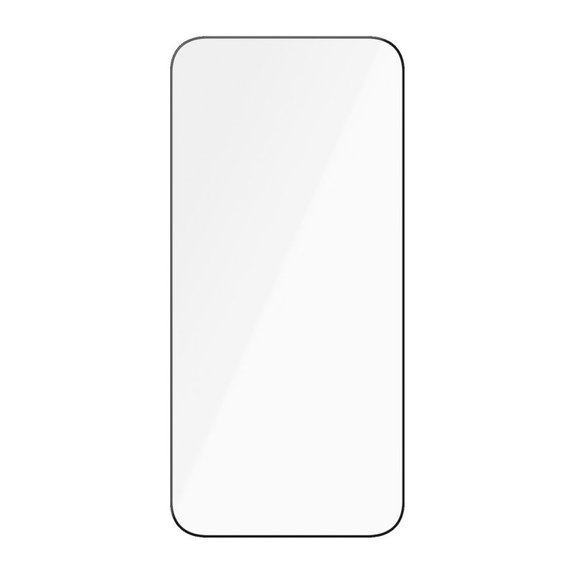 Schutzglas UWF Ceramic mit Applikator für iPhone 15 Pro Max, Schwarz, PanzerGlass