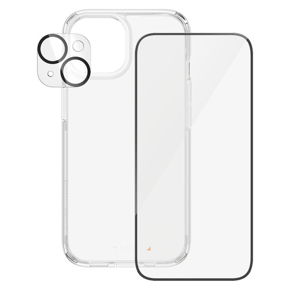 Bundle PicturePerfect + Panzerglas UWF + Hard Case D3O für iPhone 15, PanzerGlass