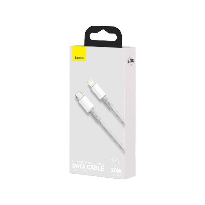 Baseus - Kabel Lightning/USB-C, 1.5m, weiss