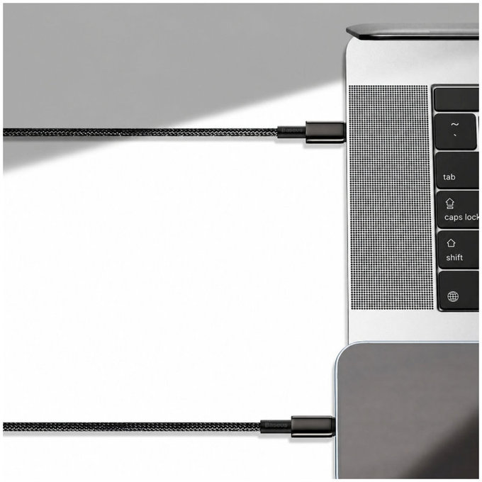 Baseus - Kabel Lightning/USB-C, 1.5m, schwarz