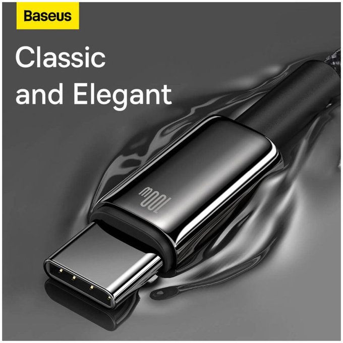 Baseus - Kabel USB-C/USB, 1.5m, schwarz