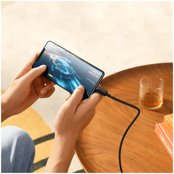 Baseus - Kabel USB-C/USB-C, 1.5m, schwarz