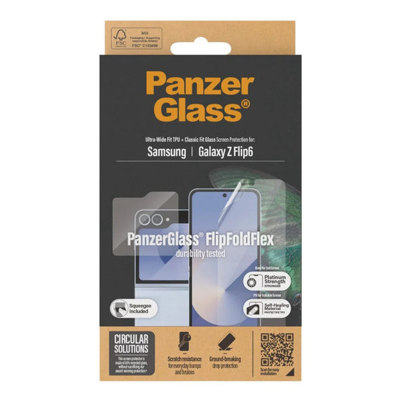Schutzfolie UWF und Schutzglas für Samsung Z Flip6, Transparent, PanzerGlass