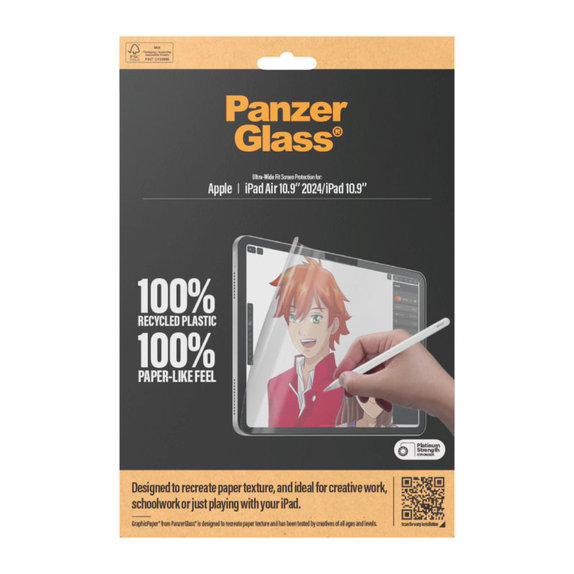 GraphicPaper UWF Schutzfolie für iPad (10th Gen 2022)/(11th Gen 2025), transparent, PanzerGlass