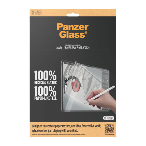 Schutzfolie GraphicPaper UWF für iPad Air 13"/Pro 13", Transparent, PanzerGlass