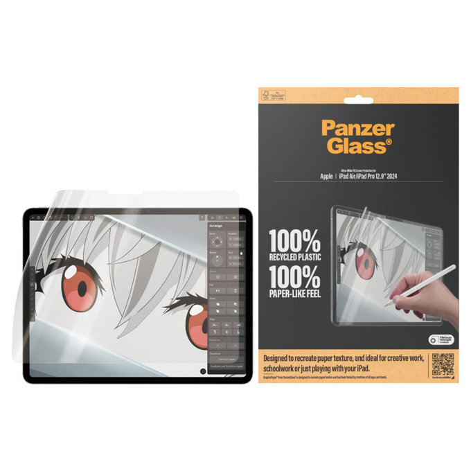 Schutzfolie GraphicPaper UWF für iPad Air 13"/Pro 13", Transparent, PanzerGlass
