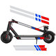 Xiaomi Mi Electric Scooter 1S, 2 M365, Essential, Pro, Pro 2 - Reflexaufkleber (A)