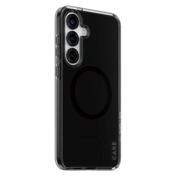 Hülle Smokey mit schwarzem QI für Samsung Galaxy S25+, Schwarz, PanzerGlass