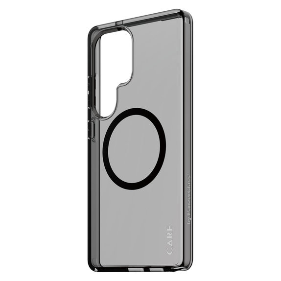 Hülle Smokey mit schwarzem QI für Samsung Galaxy S25 Ultra, Schwarz, PanzerGlass