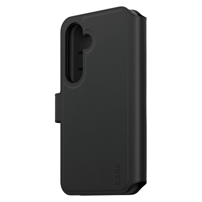 Hülle Wallet Tango Two-In-One mit QI für Samsung Galaxy S25, Schwarz, PanzerGlass