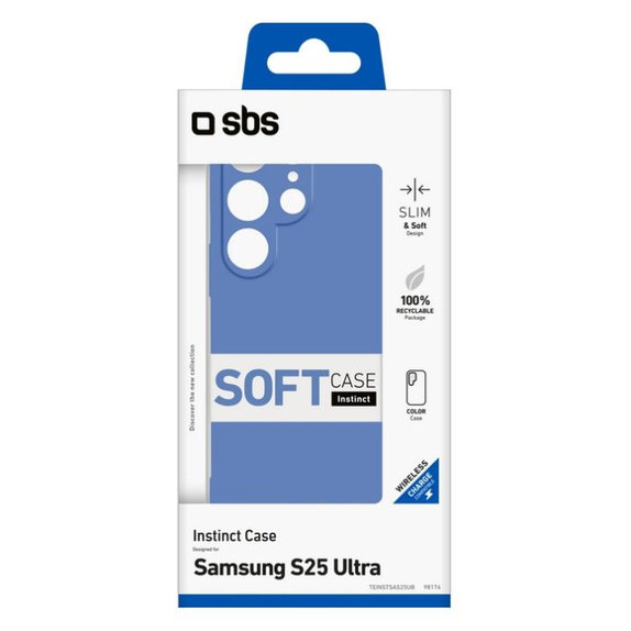 SBS - Hülle Instinct für Samsung Galaxy S25 Ultra, blau