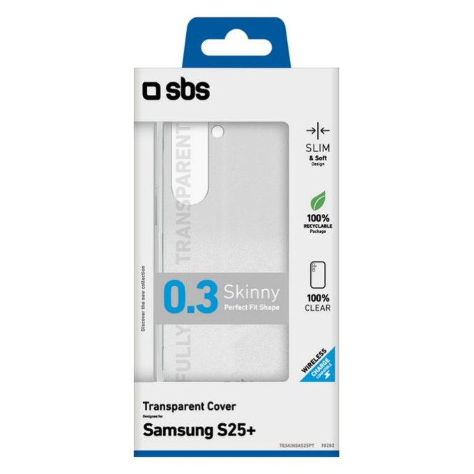 SBS - Hülle Skinny für Samsung Galaxy S25+, transparent
